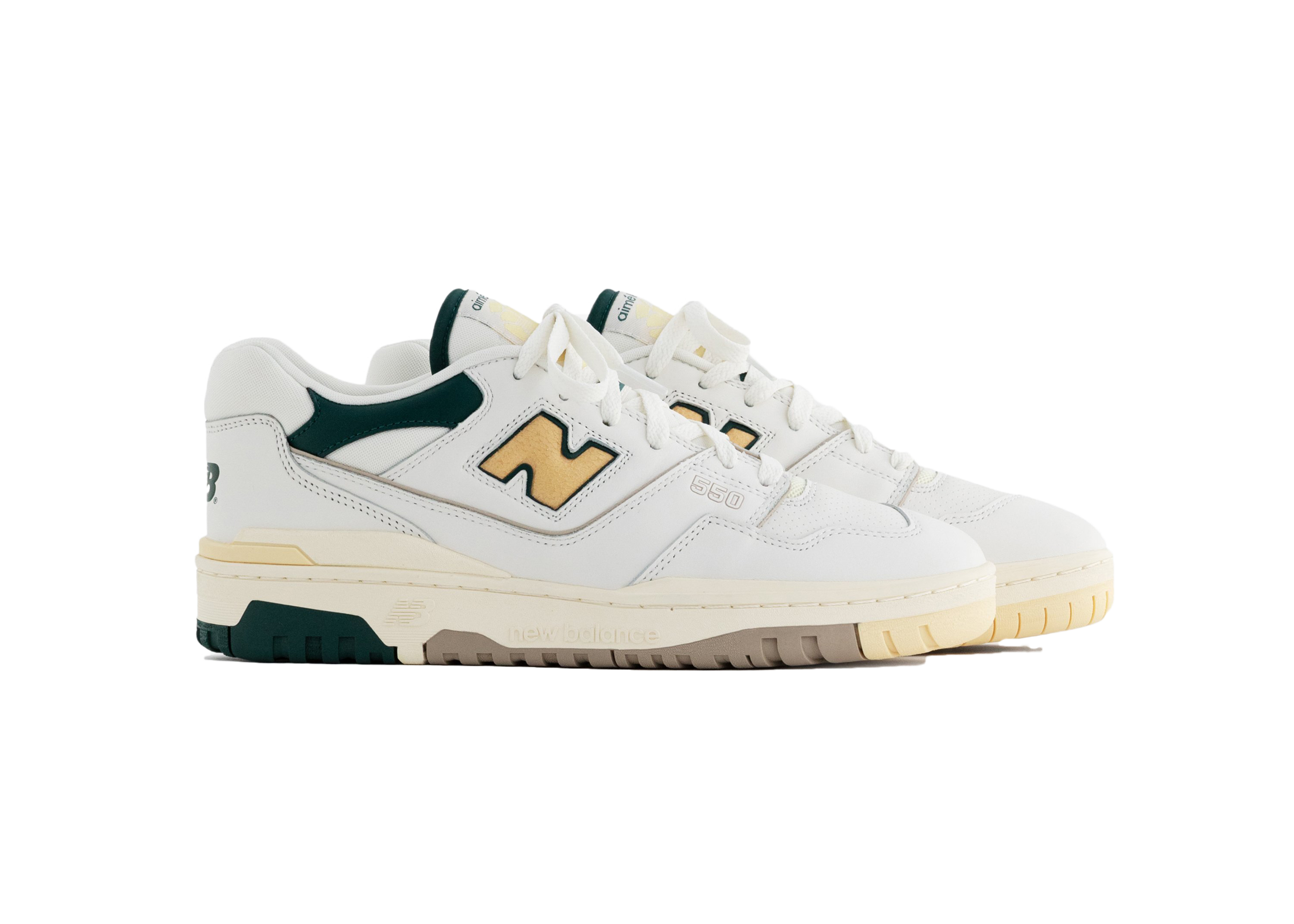 New Balance 550 Aime Leon Dore Natural Green - vstockx