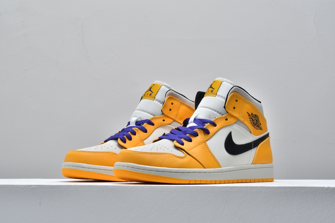 Jordan 1 Mid SE Lakers - vstockx