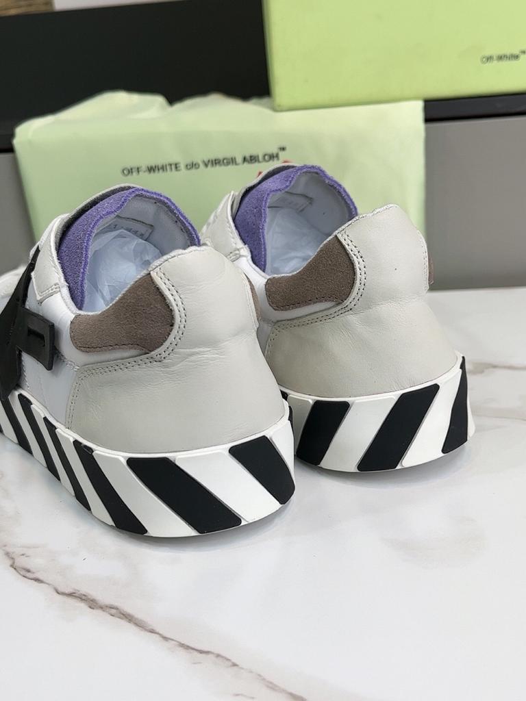OFF-WHITE New Vulcanized Low White Black Grey Lilac - vstockx