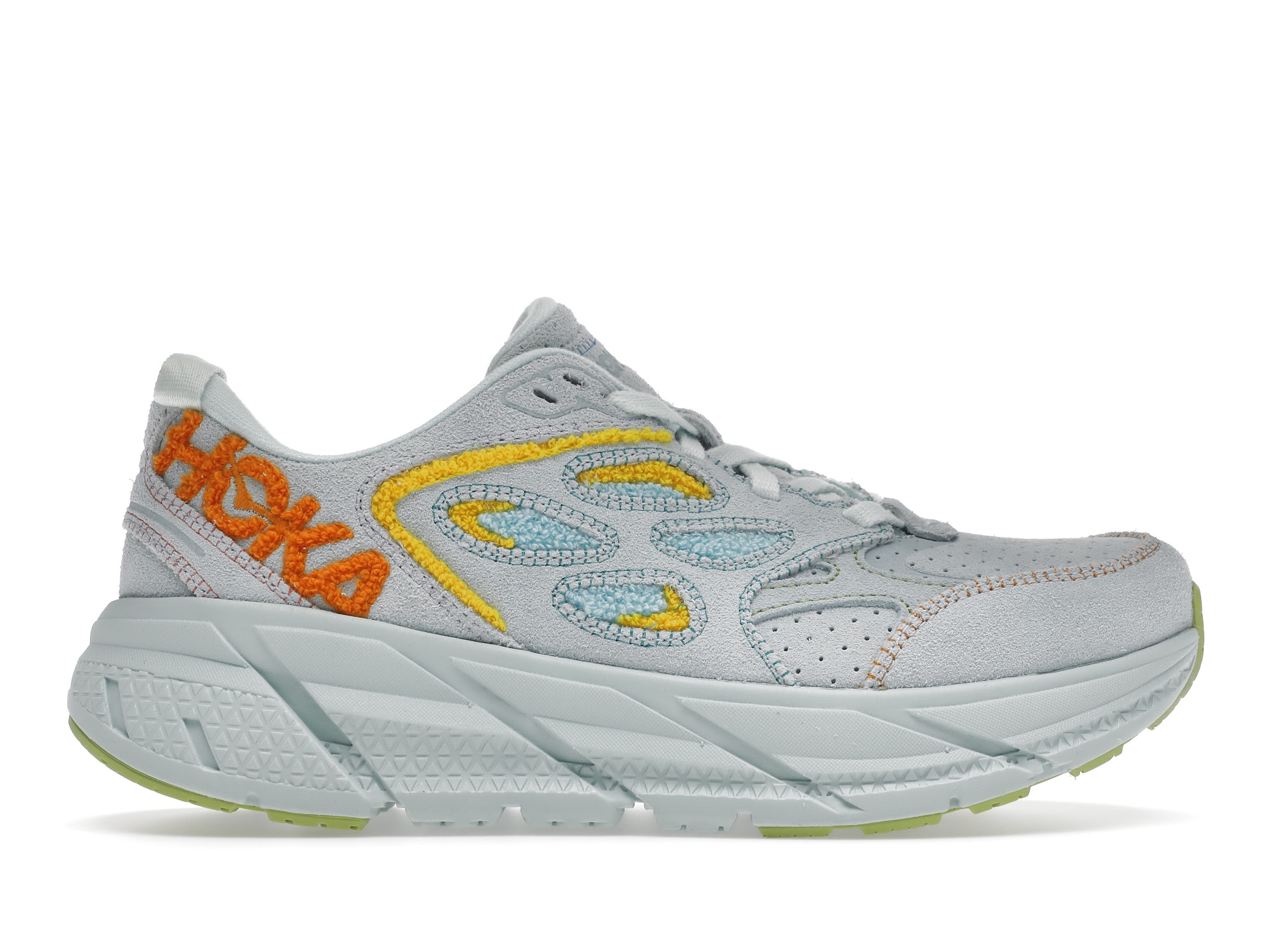 Hoka One One Clifton L Embroidery Blue Glass (All Gender) - vstockx