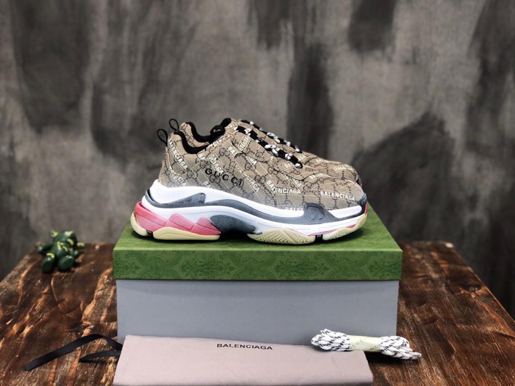 Gucci x Balenciaga The Hacker Project Triple S Beige - vstockx