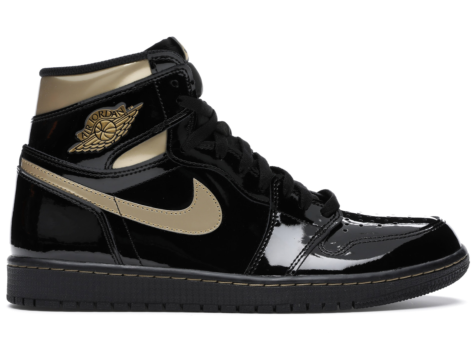 Jordan 1 Retro High Black Metallic Gold (2020) - vstockx