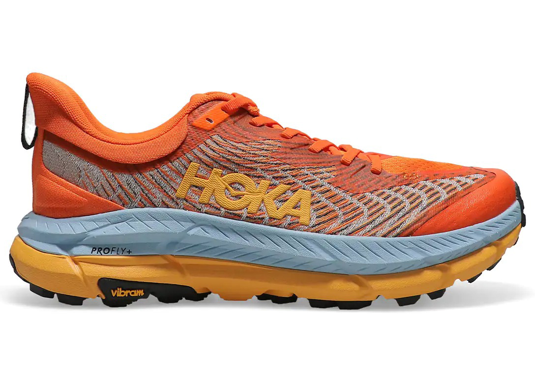 Hoka One One Mafate Speed 4 Puffin's Bill Orange - vstockx