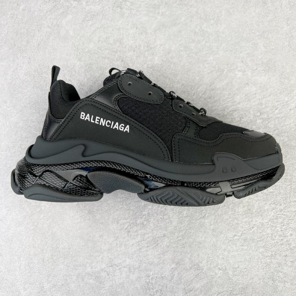Balenciaga Triple S Clear Sole Black - vstockx