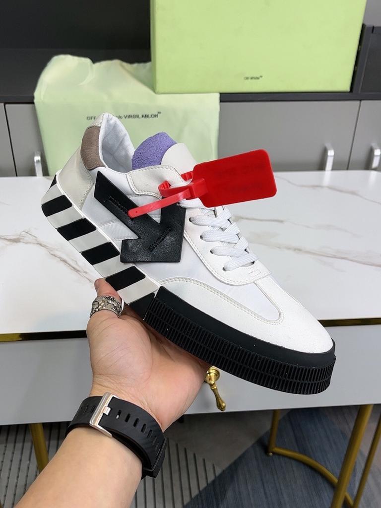 OFF-WHITE New Vulcanized Low White Black Grey Lilac - vstockx