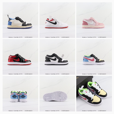 Kids NK jordan 1 low shoes 5 - vstockx
