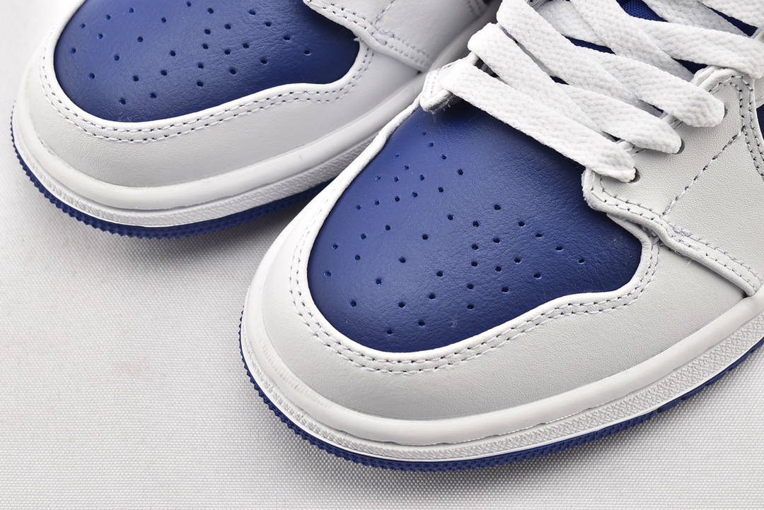 Jordan 1 Mid Royal Blue Laser Yellow - vstockx