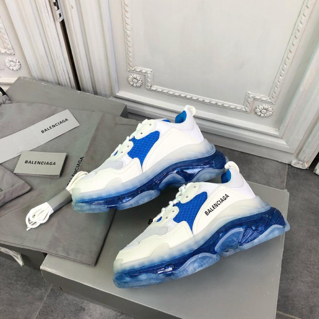 Balenciaga Triple S White Blue - vstockx