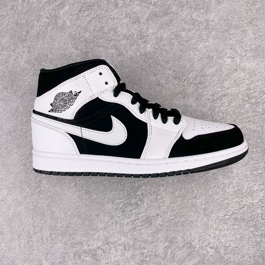 Jordan 1 Mid Panda - vstockx
