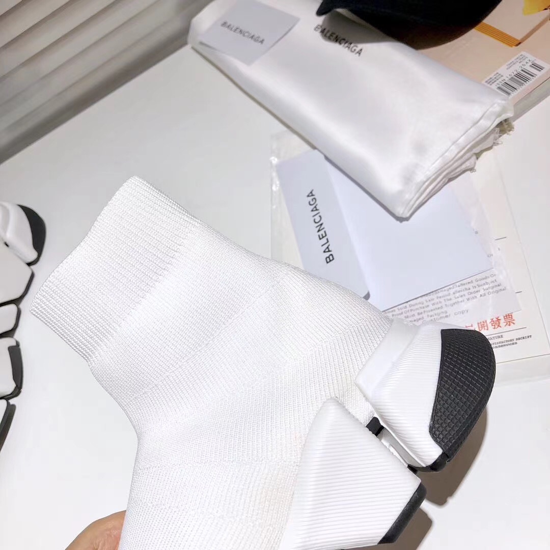 Balenciaga Speed 2.0 White Black - vstockx