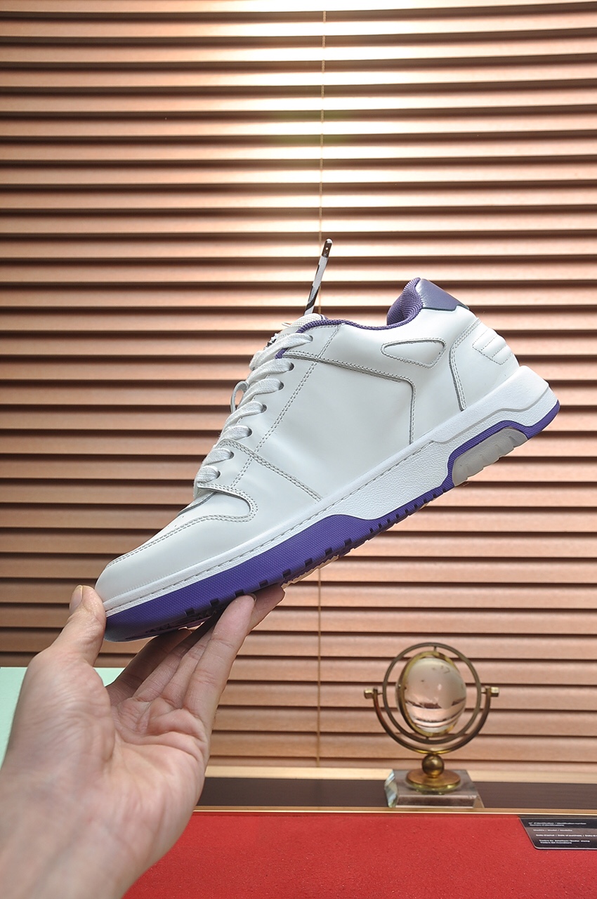Off-White Out of Office White Purple - vstockx