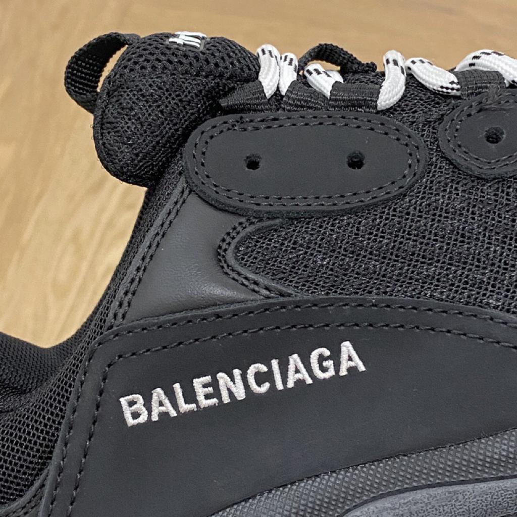 Balenciaga Triple S Clear Sole Double Black (W) - vstockx