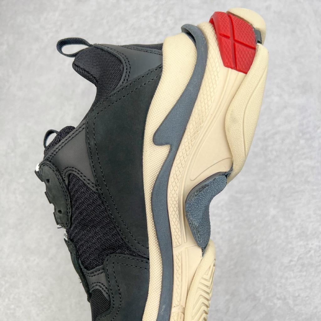 Balenciaga Triple S Black White Red (2018 Reissue) - vstockx