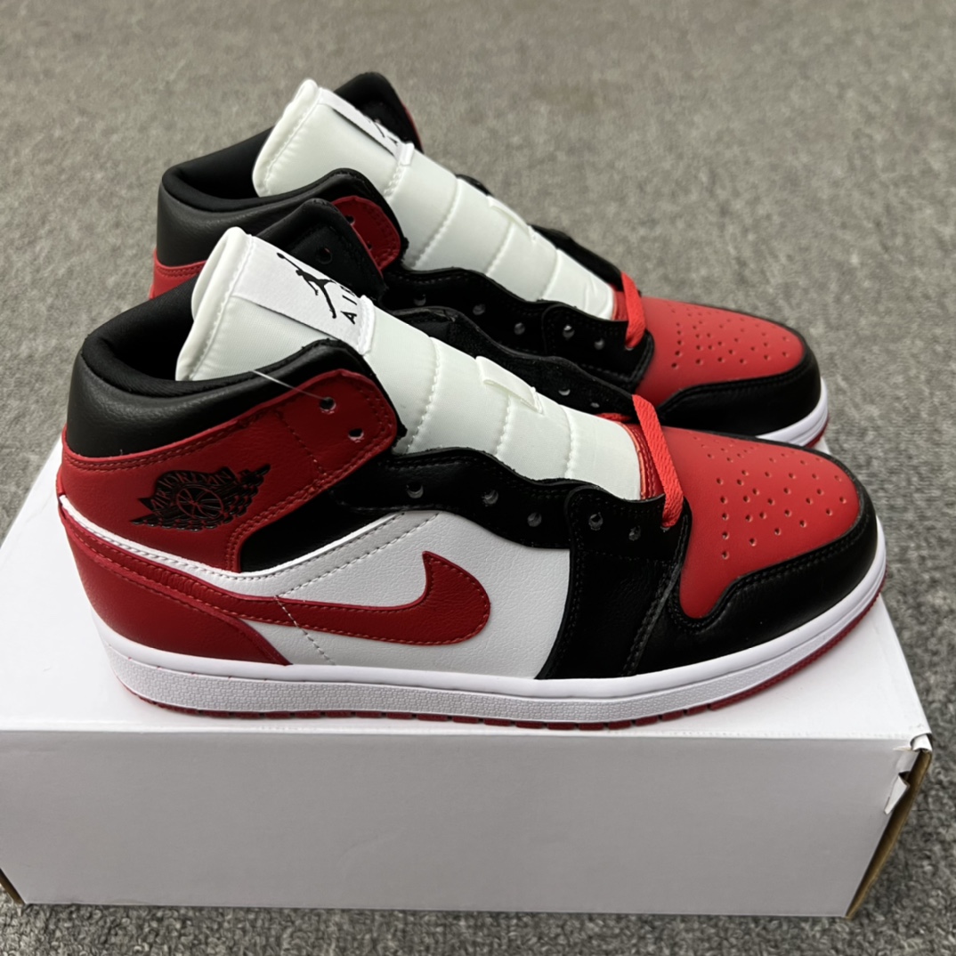 Jordan 1 Mid Alternate Bred Toe (W) - vstockx