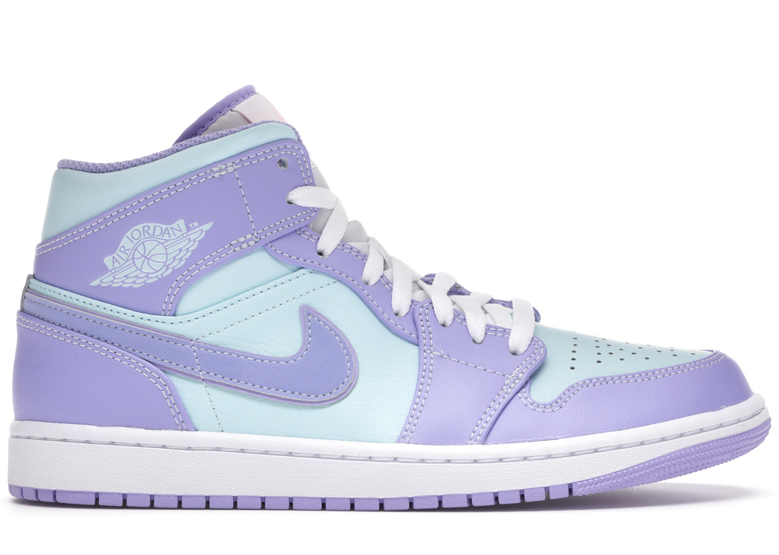 Jordan 1 Mid Purple Aqua - vstockx