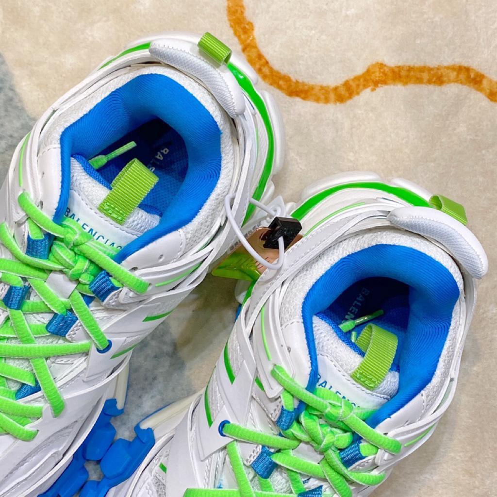 Balenciaga Track White Blue Green - vstockx