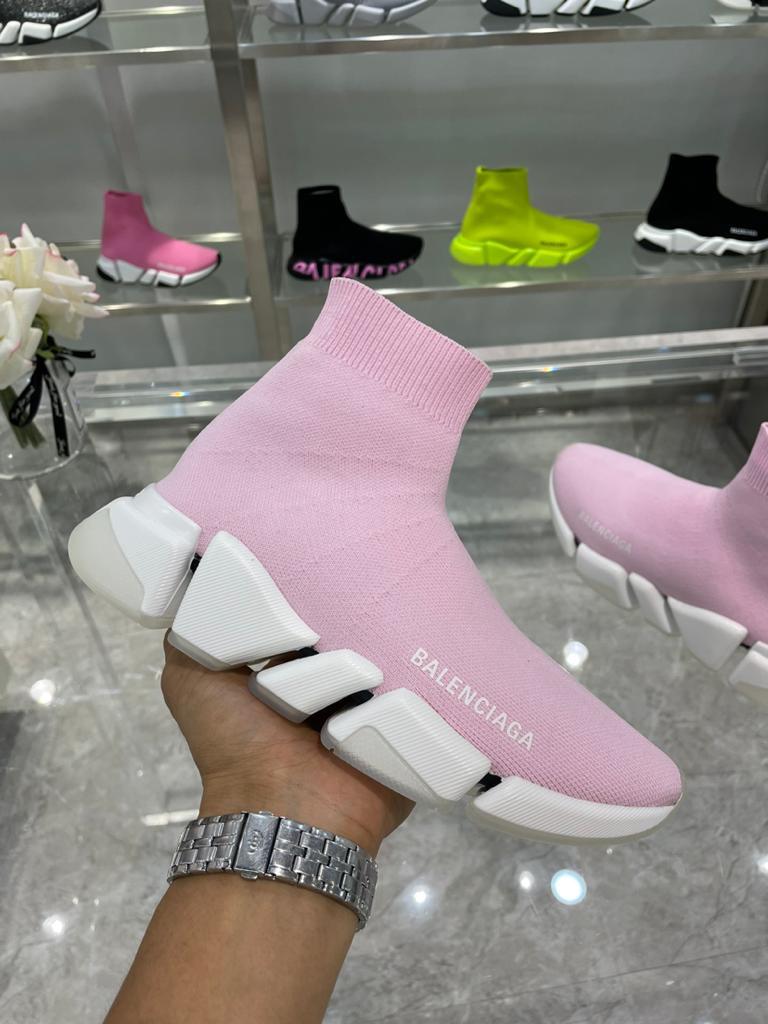 Balenciaga Speed 2.0 Pink White (W) - vstockx