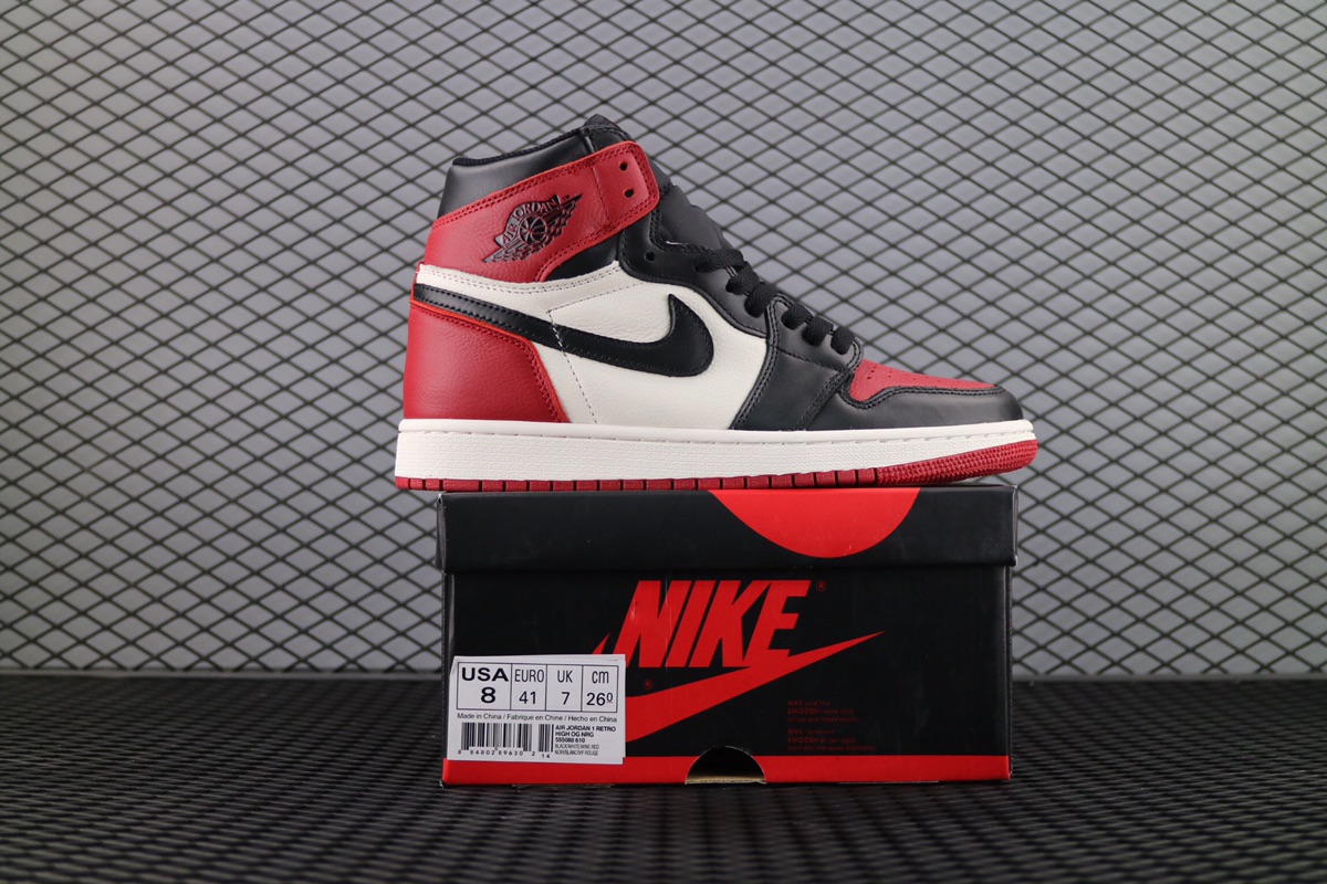 Jordan 1 Retro High Bred Toe - vstockx