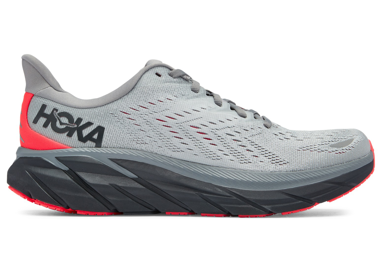 Hoka One One Clifton 8 Sharkskin Diva Pink - vstockx