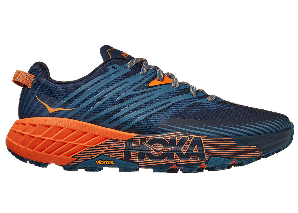 Hoka One One Speedgoat 4 Real Teal Persimmon Orange - vstockx