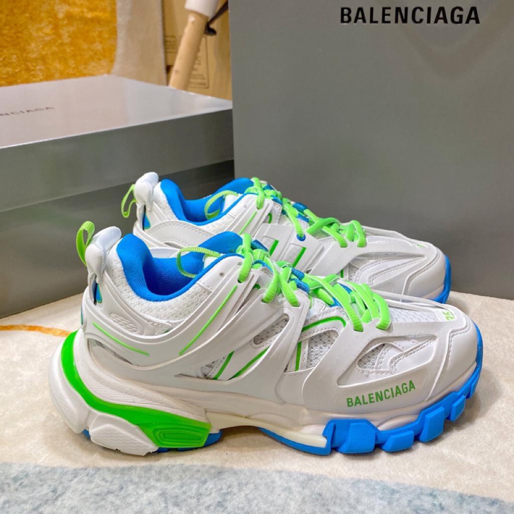 Balenciaga Track White Blue Green - vstockx