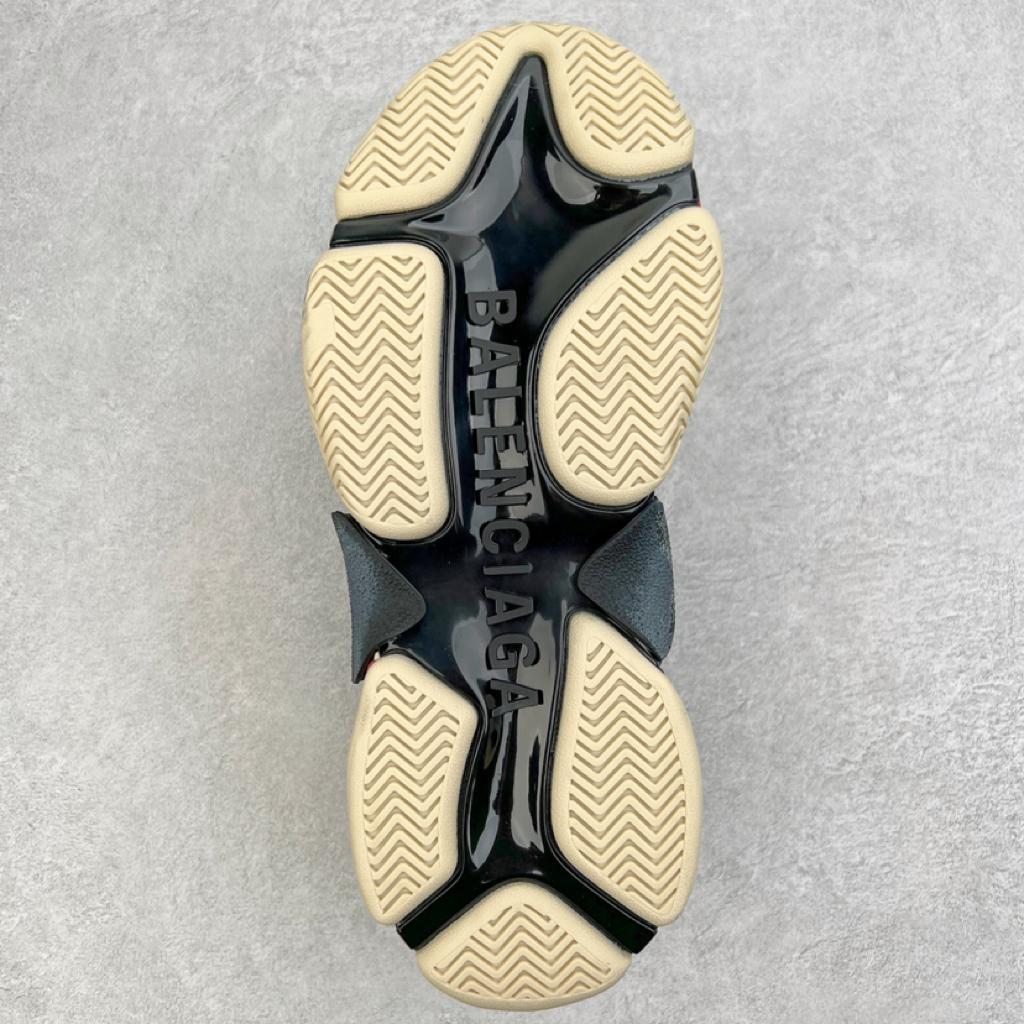 Balenciaga Triple S Black White Red (2018 Reissue) - vstockx