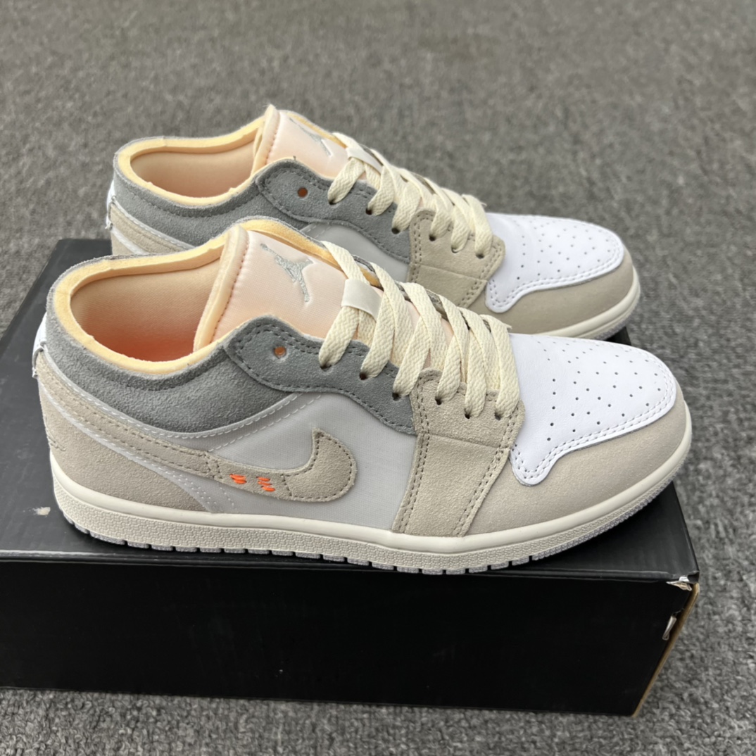 Jordan 1 Low Inside Out White Phantom - vstockx