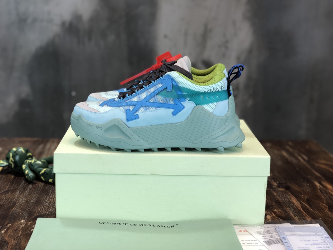 Off-White Odsy-1000 Light Green Blue (W) - vstockx