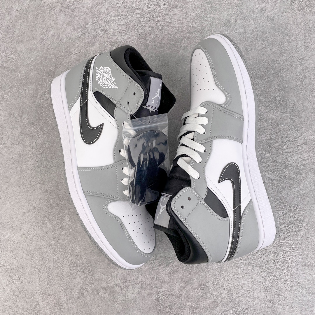 Jordan 1 Mid Light Smoke Grey Anthracite - vstockx