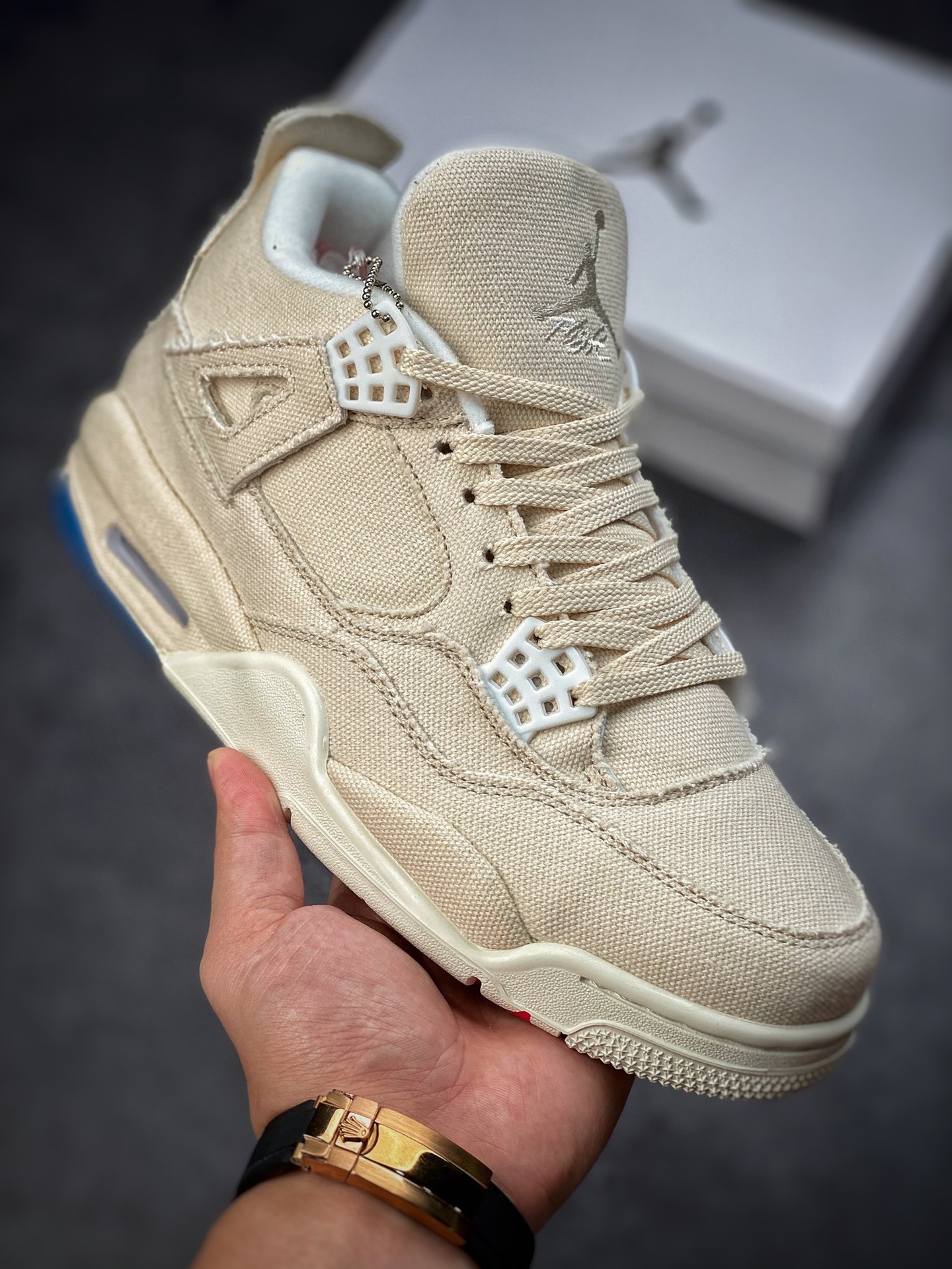 Jordan 4 Retro Blank Canvas (W) - vstockx