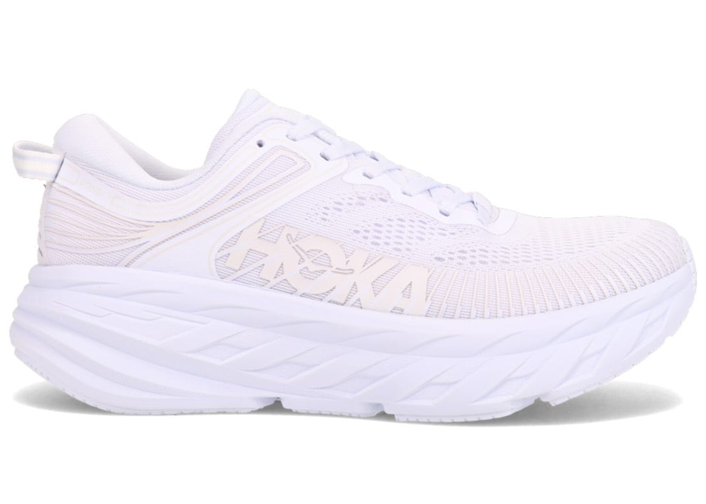 Hoka One One Bondi 7 White (Women's) - vstockx