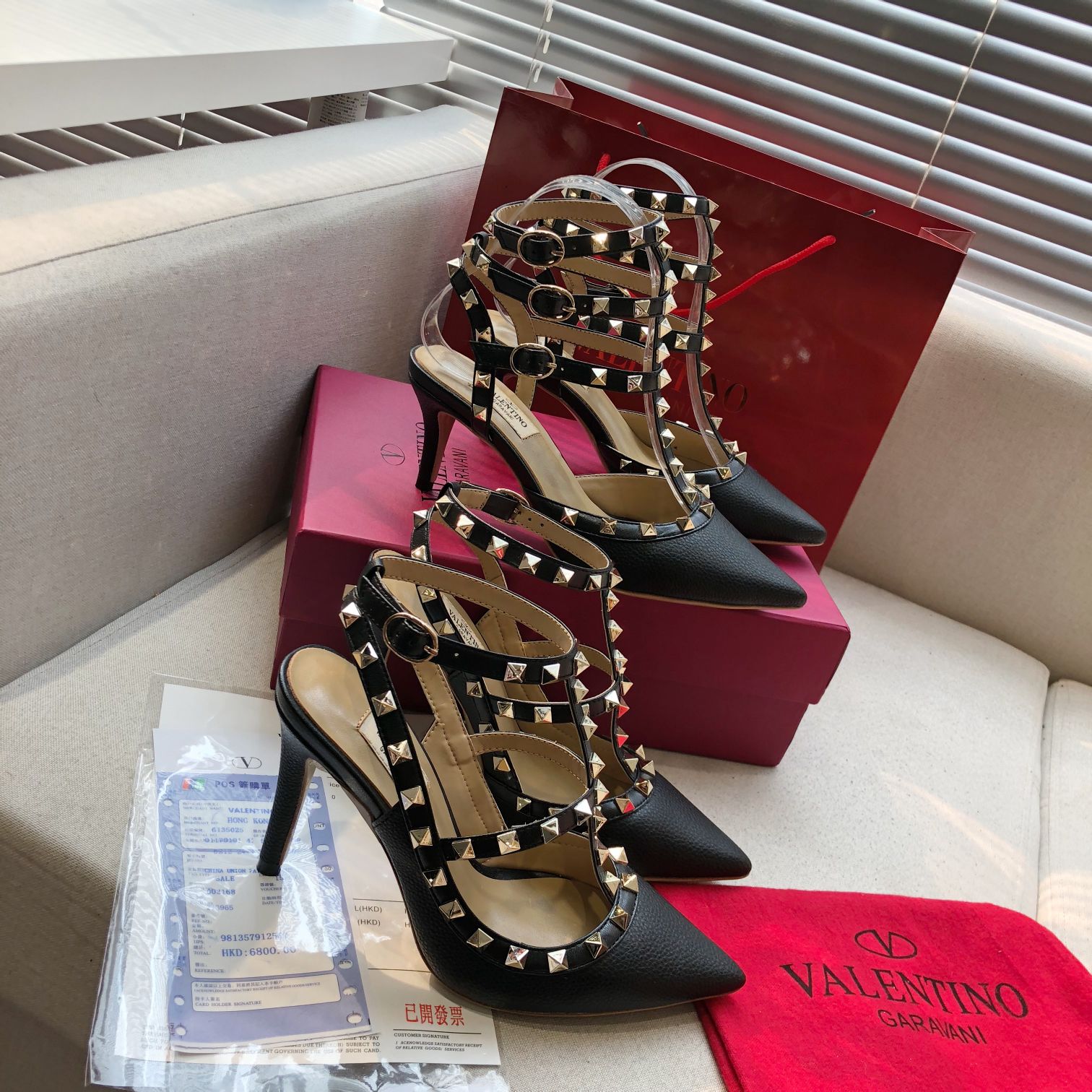 Valentino Garavani Roman Stud 65mm sandals Women 10 - vstockx