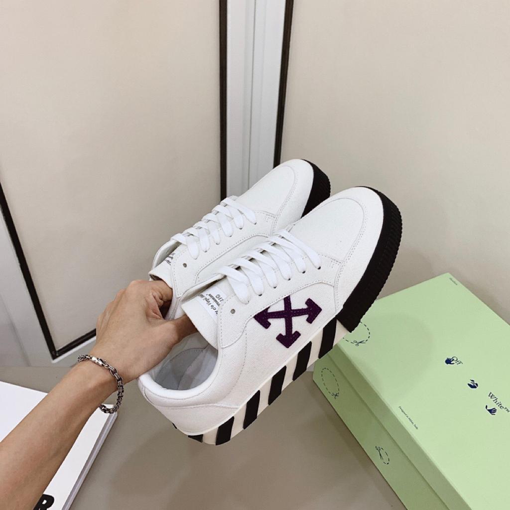 OFF-WHITE Vulc Low White/Purple SS21 - vstockx