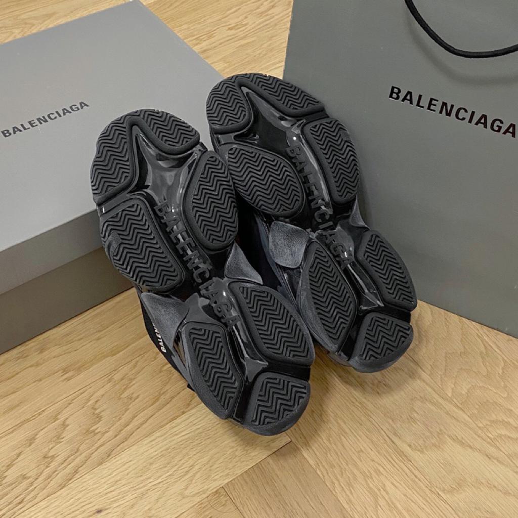 Balenciaga Triple S Clear Sole Double Black (W) - vstockx