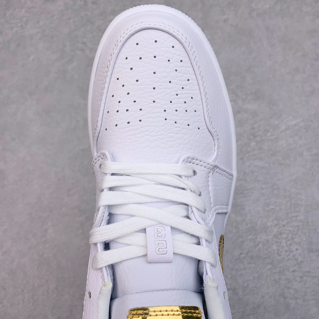 Jordan 1 Low White Metallic Gold (W) - vstockx