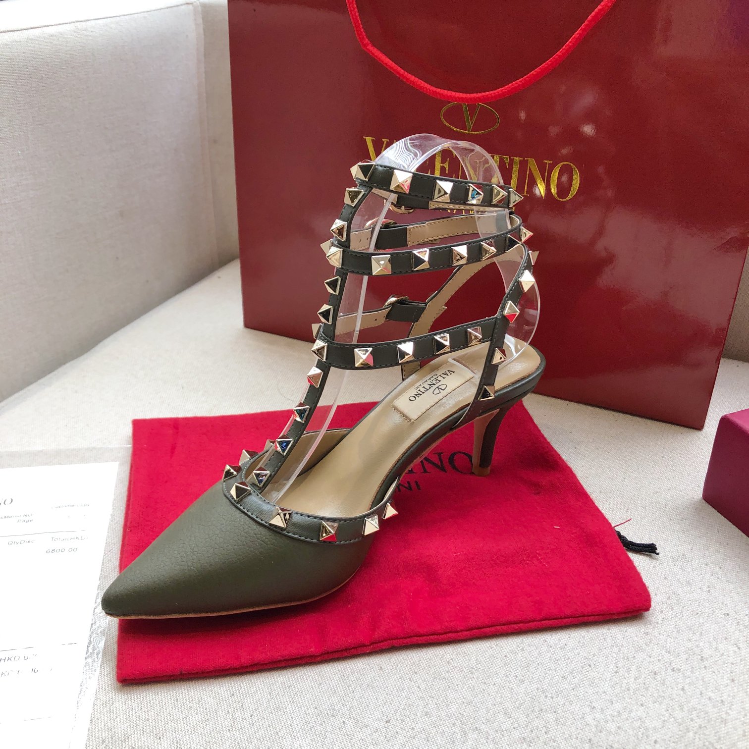 Valentino Garavani Roman Stud 65mm sandals Women 5 - vstockx