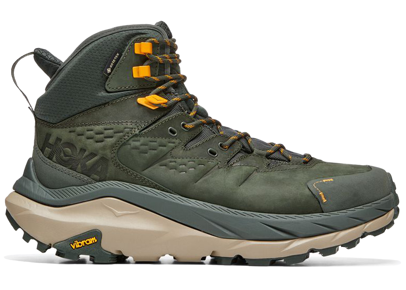 Hoka One One Kaha 2 High Gore-Tex Duffel Bag Green Radiant Yellow - vstockx