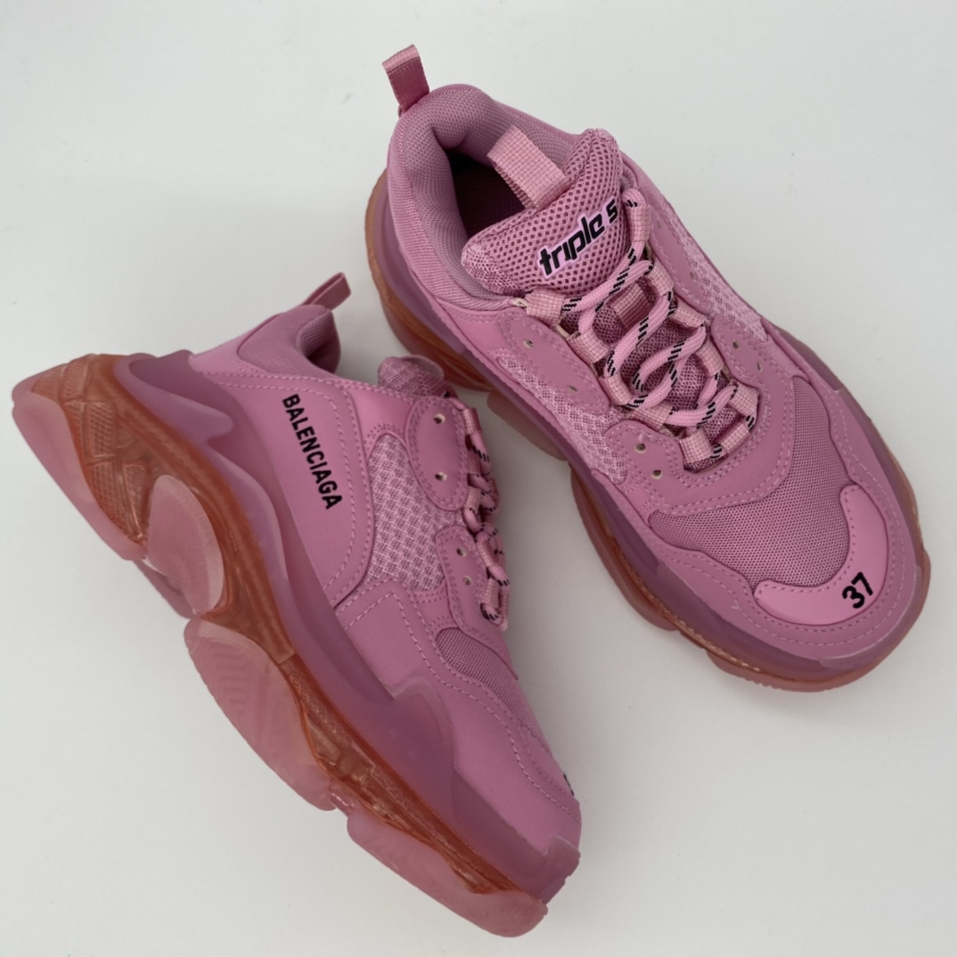Balenciaga Triple S Clear Sole Pink (W) - vstockx