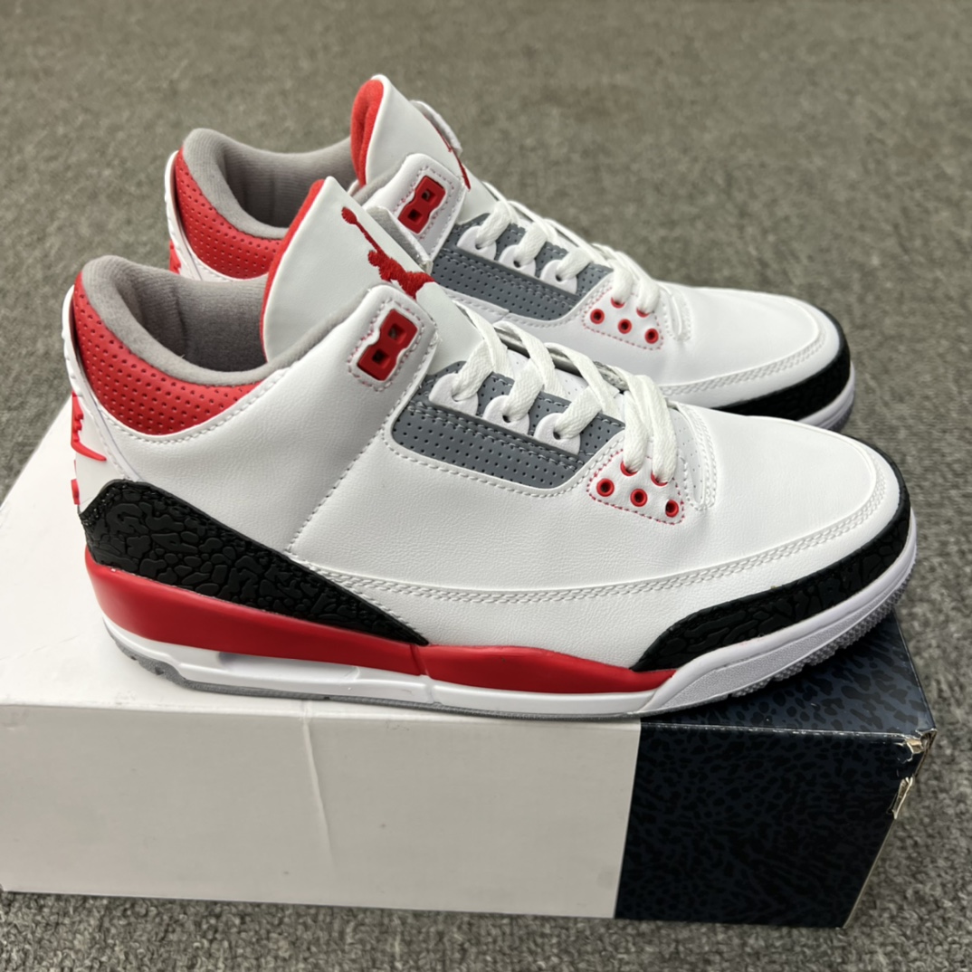 Jordan 3 Retro Fire Red (2022) - vstockx