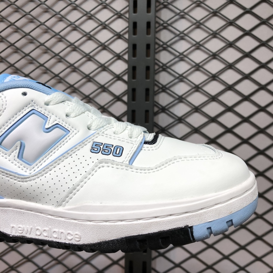 New Balance 550 UNC White University Blue - vstockx