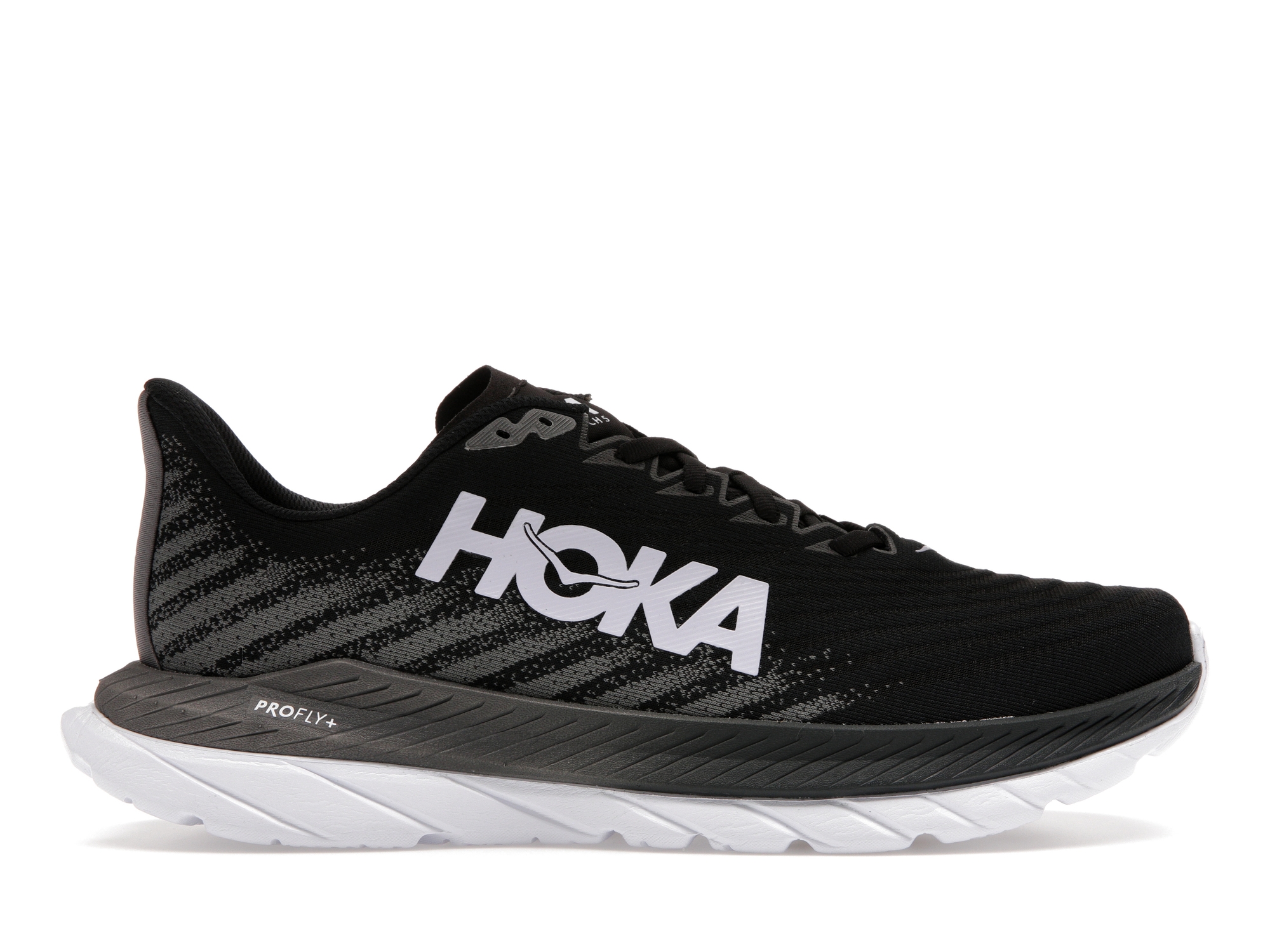 Hoka One One Mach 5 Black Castlerock Grey - vstockx