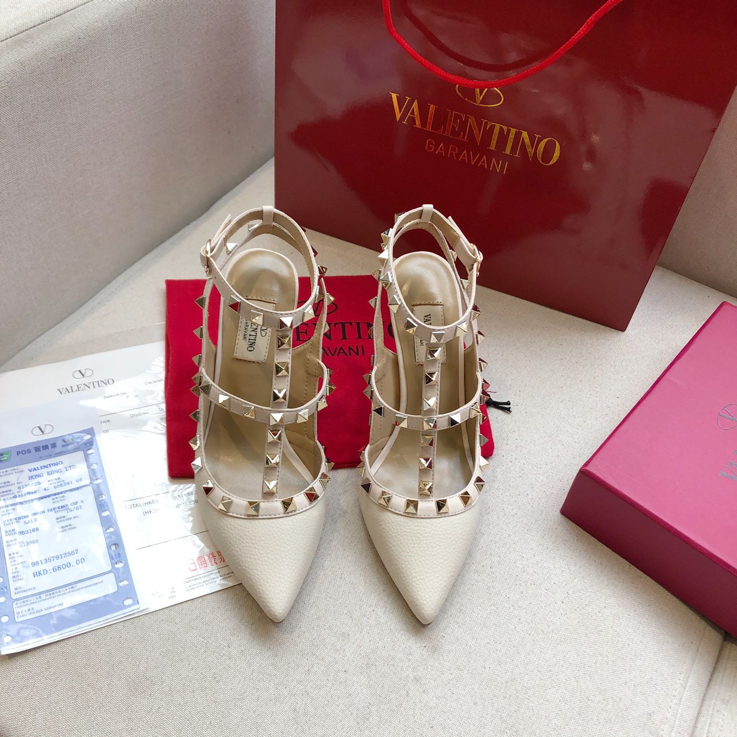 Valentino Garavani Roman Stud 65mm sandals Women 1 - vstockx