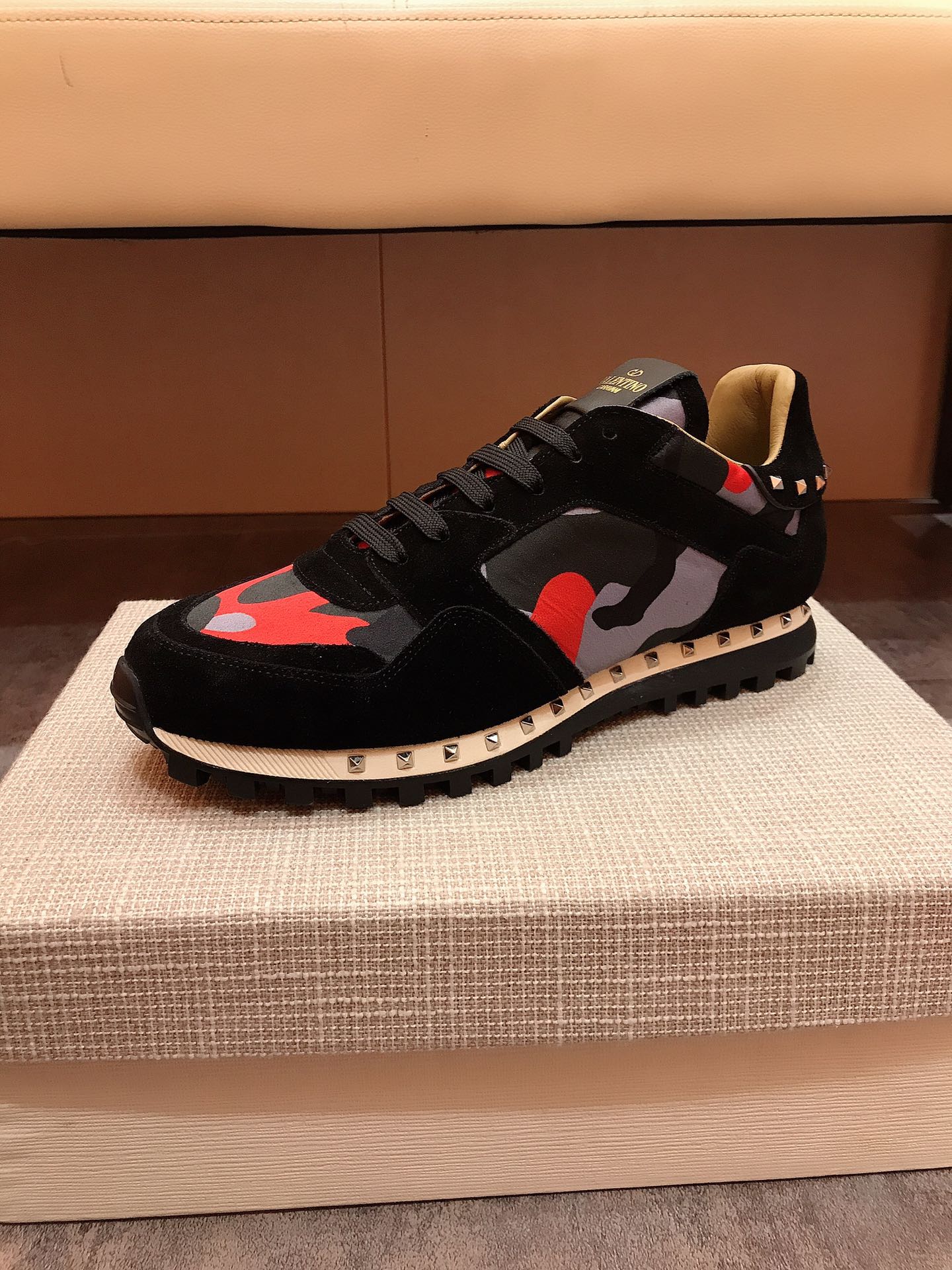 Valentino Garavani Rockrunner camouflage-print sneakers 22 - vstockx