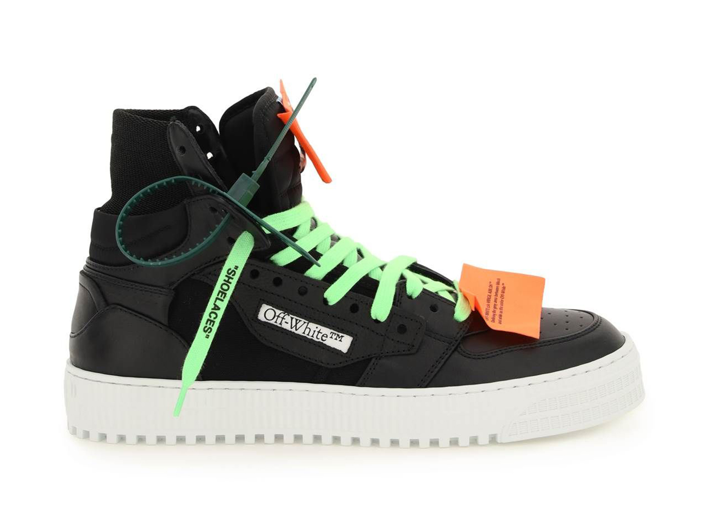 OFF-WHITE Off Court 3.0 Black Neon Green Orange - vstockx
