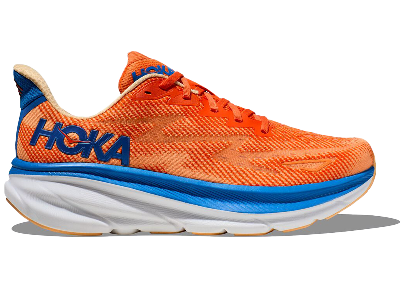 Hoka One One Clifton 9 Vibrant Orange - vstockx