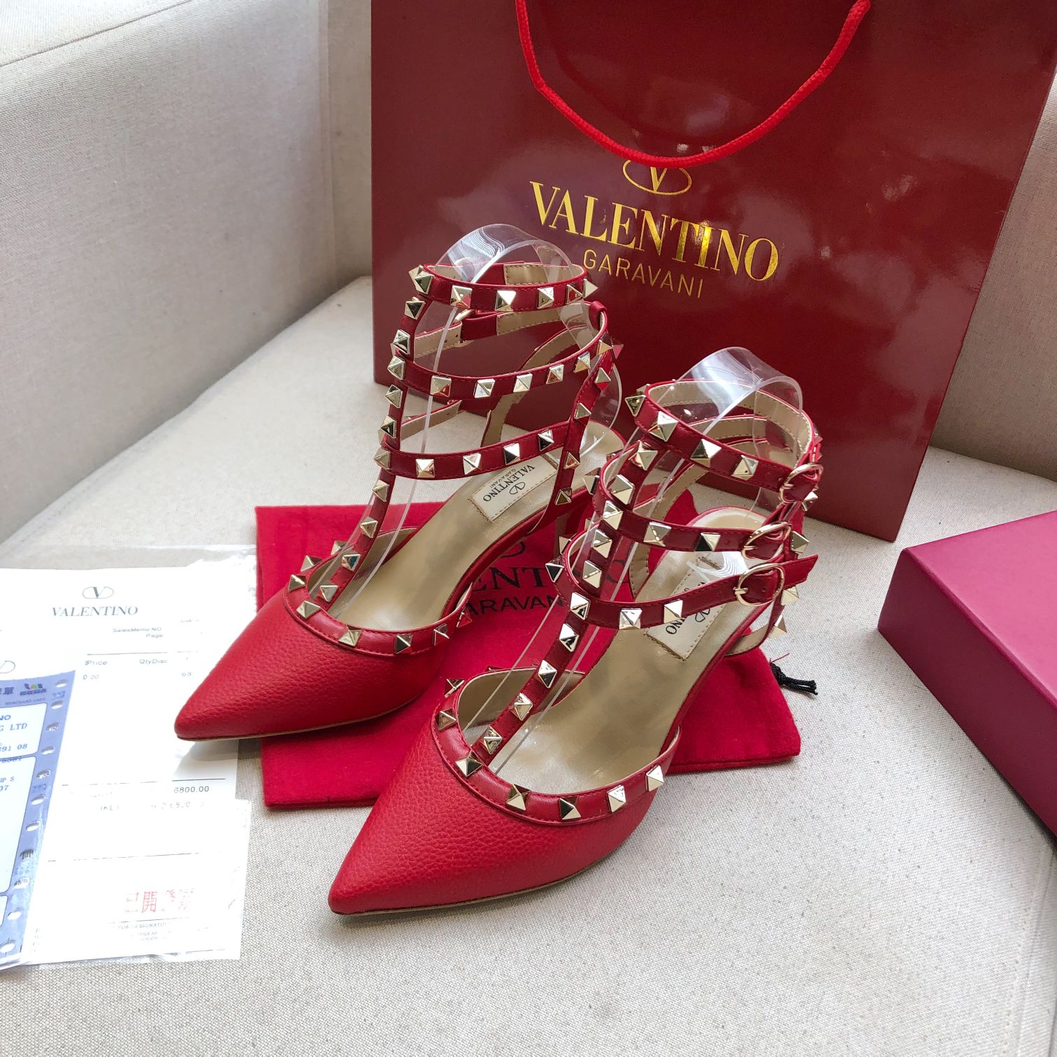 Valentino Garavani Roman Stud 65mm sandals Women 8 - vstockx