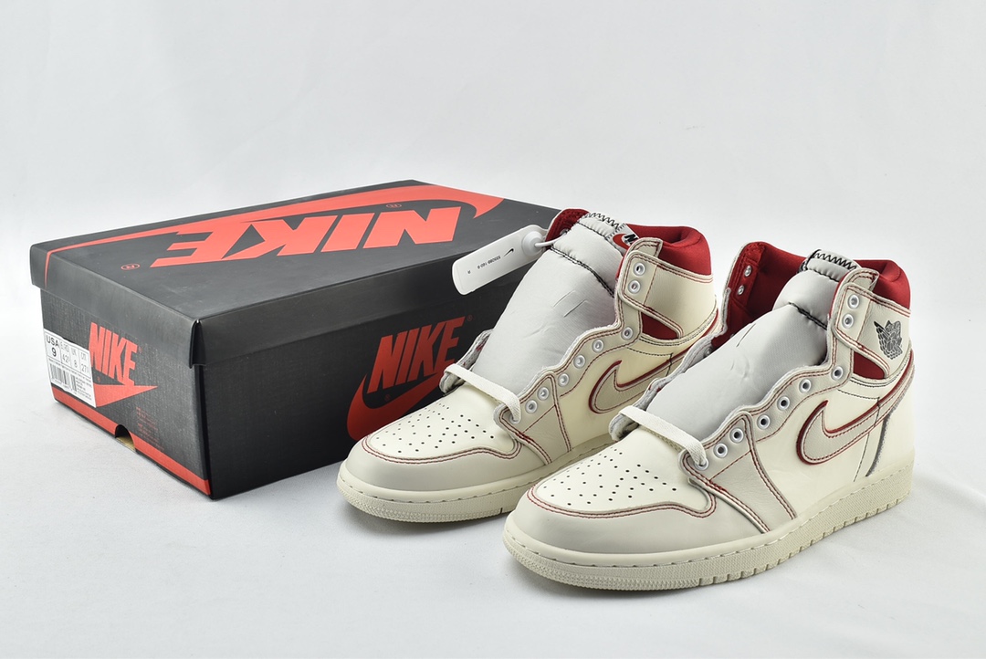 Jordan 1 Retro High Phantom Gym Red - vstockx