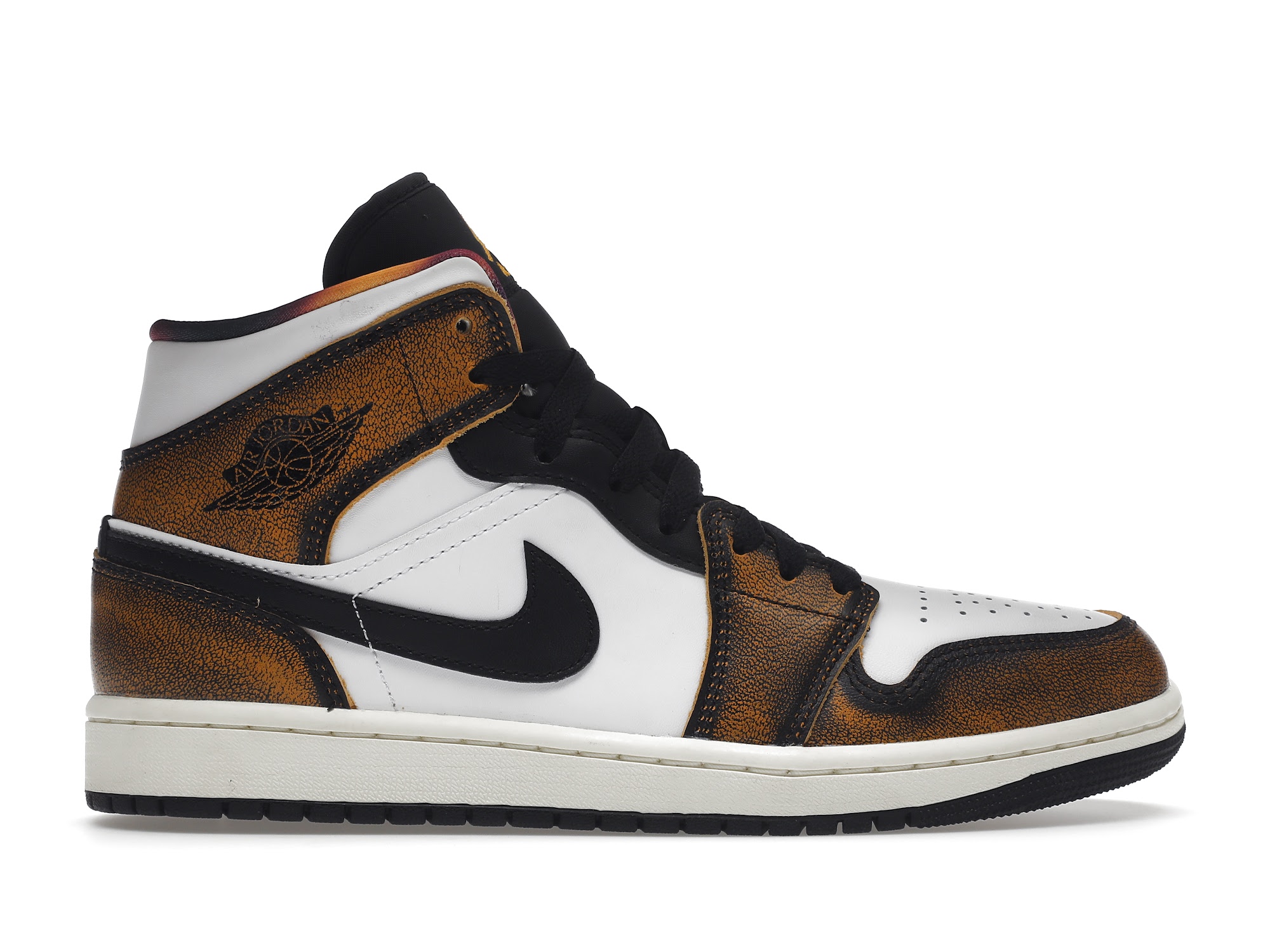 Jordan 1 Mid SE Orange Wear Away - vstockx
