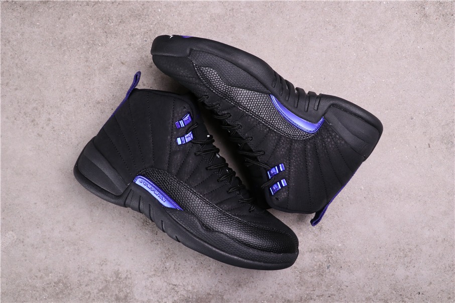 Jordan 12 Retro Black Dark Concord - vstockx