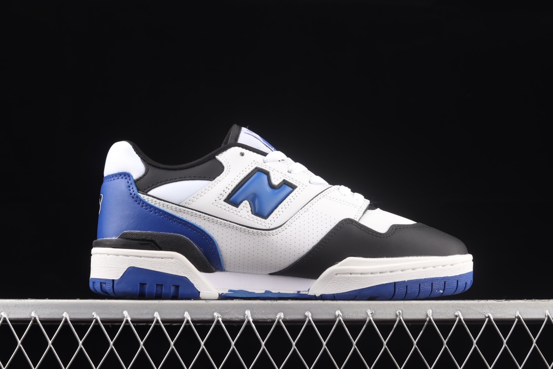 New Balance 550 White Royal Black - vstockx